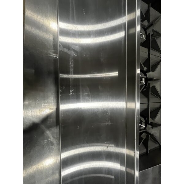 Scratch and Dent Wolf by Vulcan C60SS-6B24GN Challenger XL Series Natural Gas 60" Manual Range with 6 Burners, 24" Right Side Griddle, and 2 Standard Ovens - 278,000 BTU