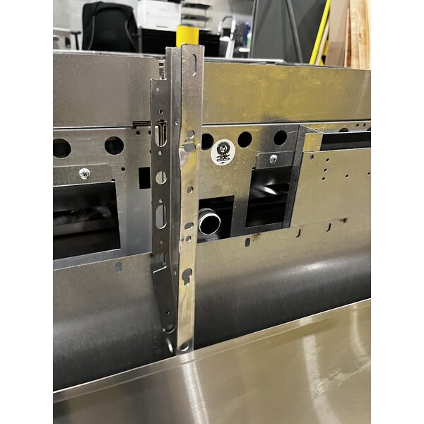 Scratch and Dent Wolf by Vulcan C60SS-6B24GN Challenger XL Series Natural Gas 60" Manual Range with 6 Burners, 24" Right Side Griddle, and 2 Standard Ovens - 278,000 BTU