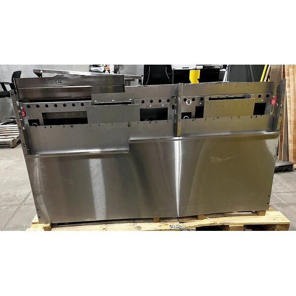 Scratch and Dent Wolf by Vulcan C60SS-6B24GN Challenger XL Series Natural Gas 60" Manual Range with 6 Burners, 24" Right Side Griddle, and 2 Standard Ovens - 278,000 BTU