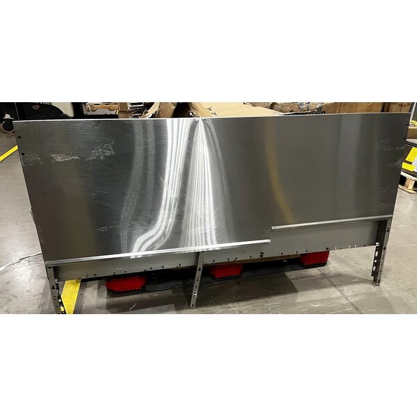 Scratch and Dent Wolf by Vulcan C60SS-6B24GN Challenger XL Series Natural Gas 60" Manual Range with 6 Burners, 24" Right Side Griddle, and 2 Standard Ovens - 278,000 BTU