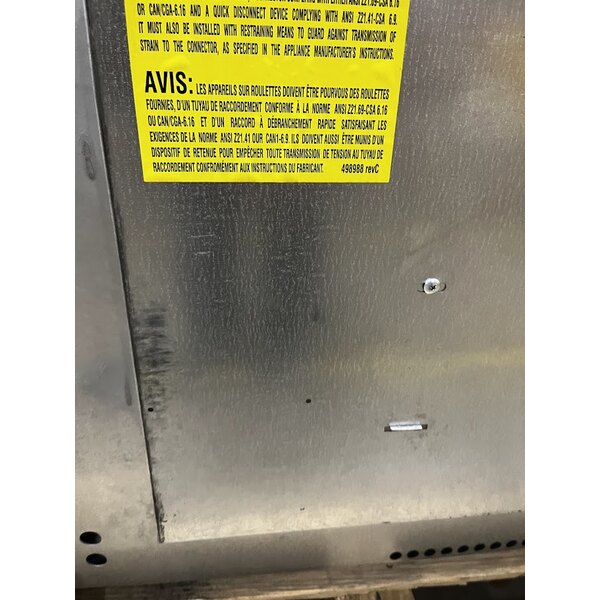 Scratch and Dent Wolf by Vulcan C60SS-6B24GN Challenger XL Series Natural Gas 60" Manual Range with 6 Burners, 24" Right Side Griddle, and 2 Standard Ovens - 278,000 BTU