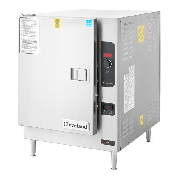 Scratch and Dent Cleveland 22CET6.1 SteamChef 6 Pan Electric Countertop Convection Steamer - 208V, 3 Phase, 12 kW