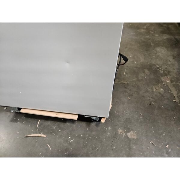 Scratch and Dent Avantco GDC-24F-HC 31" White Customizable Swing Glass Door Merchandiser Freezer with LED Lighting