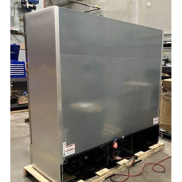 Scratch and Dent True T-72F-HC 78 1/8" Solid Door Reach-In Freezer