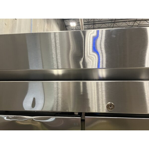 Scratch and Dent True T-72F-HC 78 1/8" Solid Door Reach-In Freezer