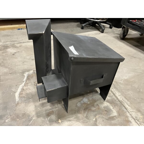 Scratch and Dent Backyard Pro BPF4G 4 Gallon Steel Liquid Propane Outdoor Deep Fryer - 90,000 BTU