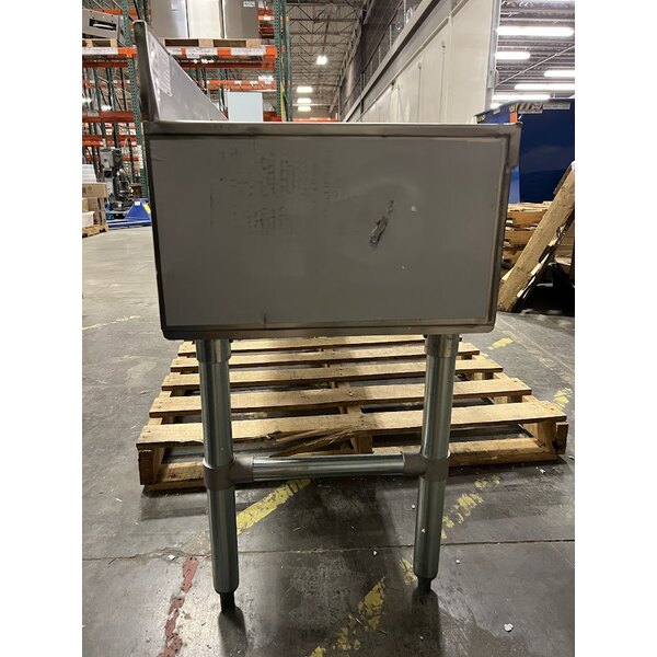 Scratch and Dent Advance Tabco SLB-64C 72" x 18" Four Compartment Bar Sink with Two 12" Drainboards