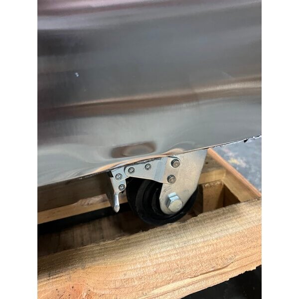 Scratch and Dent Cooking Performance Group G60T-NG(CPG) 60" Gas Countertop Griddle with Thermostatic Controls and 60", 2 Drawer Refrigerated Chef Base - 150,000 BTU