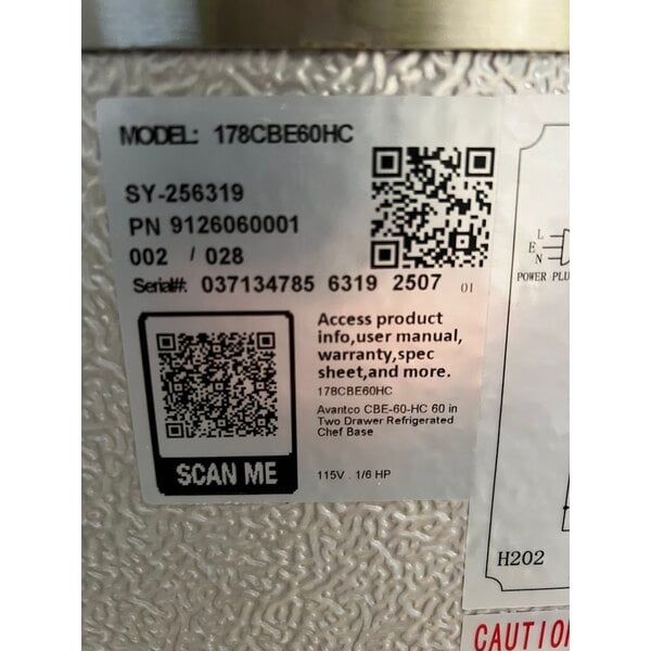 Scratch and Dent Cooking Performance Group G60T-NG(CPG) 60" Gas Countertop Griddle with Thermostatic Controls and 60", 2 Drawer Refrigerated Chef Base - 150,000 BTU