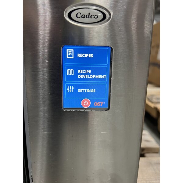 Scratch and Dent Cadco VariKwik VK-120 Stainless Steel Countertop High-Speed Oven with Touchscreen - 1,920W, 120V