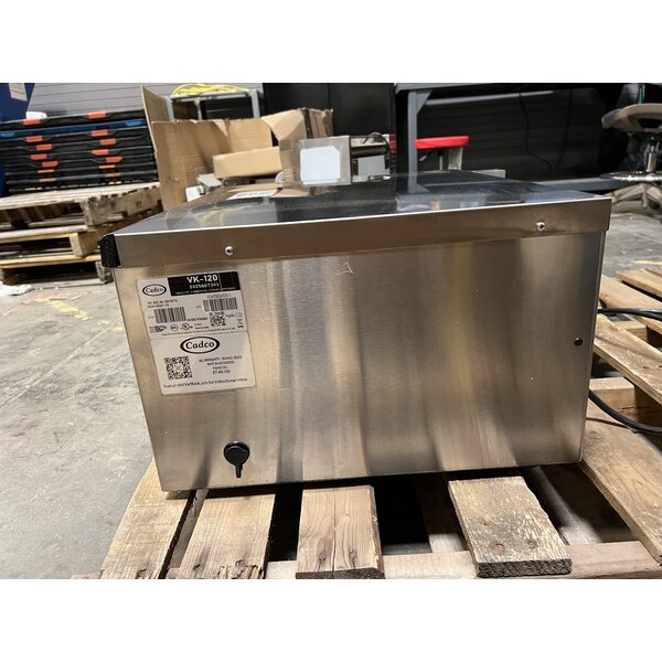 Scratch and Dent Cadco VariKwik VK-120 Stainless Steel Countertop High-Speed Oven with Touchscreen - 1,920W, 120V