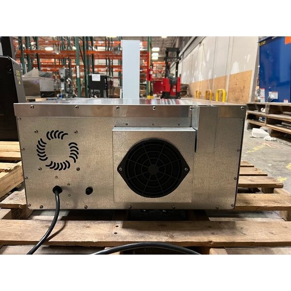 Scratch and Dent Cadco VariKwik VK-120 Stainless Steel Countertop High-Speed Oven with Touchscreen - 1,920W, 120V