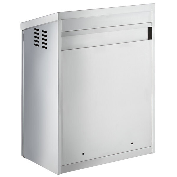 Scratch and Dent Regency 24" Stainless Steel Wall Cabinet with Hinged Doors