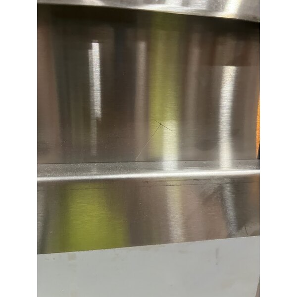 Scratch and Dent Regency 24" Stainless Steel Wall Cabinet with Hinged Doors