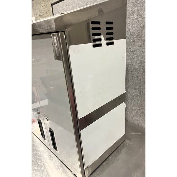 Scratch and Dent Regency 24" Stainless Steel Wall Cabinet with Hinged Doors