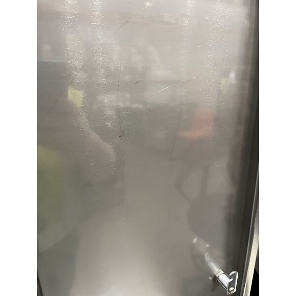 Scratch and Dent Regency 24" Stainless Steel Wall Cabinet with Hinged Doors