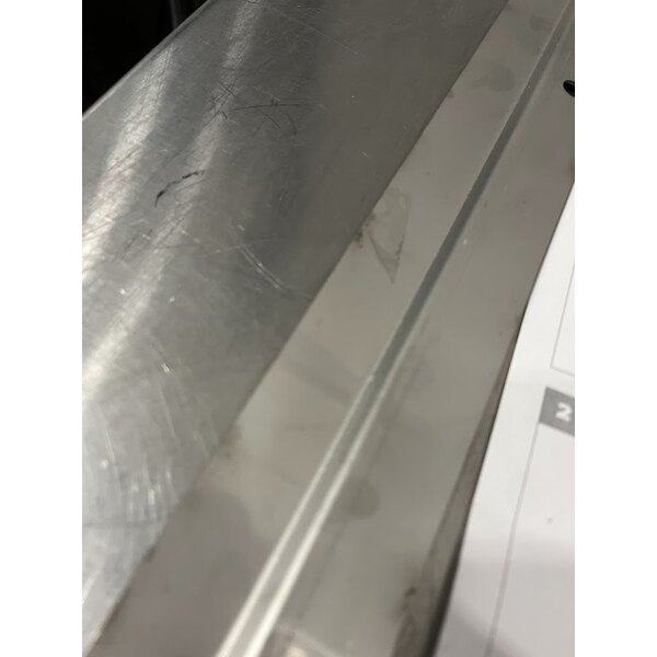 Scratch and Dent Regency 24" Stainless Steel Wall Cabinet with Hinged Doors