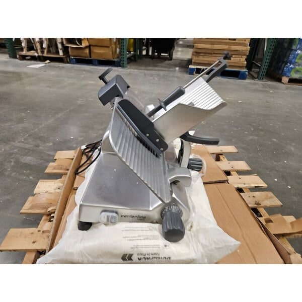 Scratch and Dent Centerline by Hobart EDGE12 12" Manual Meat Slicer - 1/2 hp