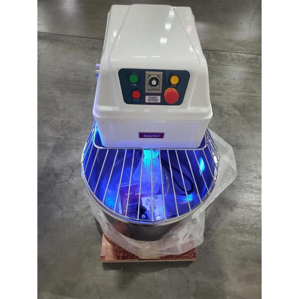 Scratch and Dent Estella SM60 60 Qt. / 88 lb. Two-Speed Spiral Dough Mixer - 220V, 4 HP