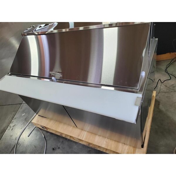 Scratch and Dent Avantco SS-PT-60M-HC 60" 2 Door Mega Top Stainless Steel Refrigerated Sandwich Prep Table