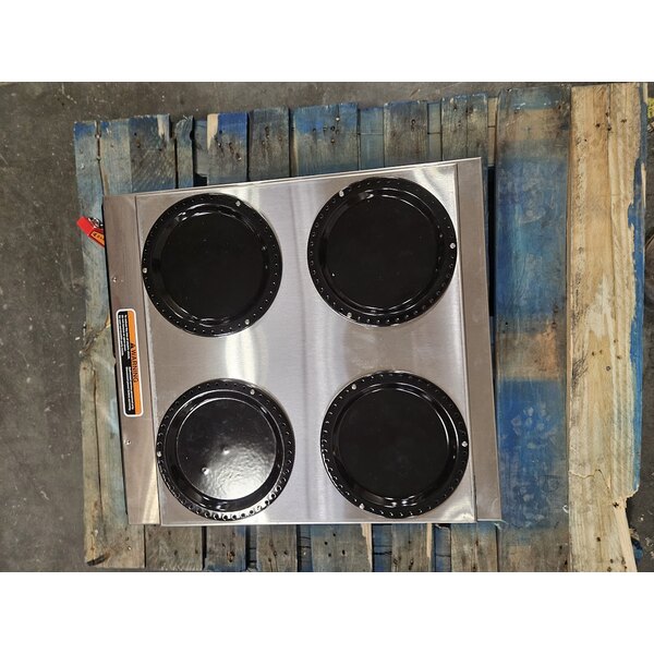 Scratch and Dent Bunn 38700.0014 Axiom 4/2 Twin 12 Cup Automatic Coffee Brewer with 4 Upper and 2 Lower Warmers - 120/208-240V