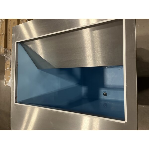 Scratch and Dent Avantco Ice Diamond EBIN50030 30" Stainless Steel Ice Storage Bin - 500 lb.