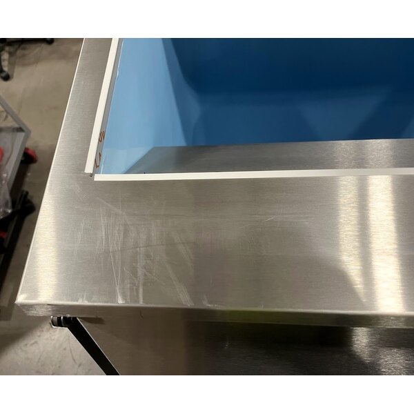 Scratch and Dent Avantco Ice Diamond EBIN50030 30" Stainless Steel Ice Storage Bin - 500 lb.