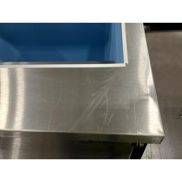 Scratch and Dent Avantco Ice Diamond EBIN50030 30" Stainless Steel Ice Storage Bin - 500 lb.