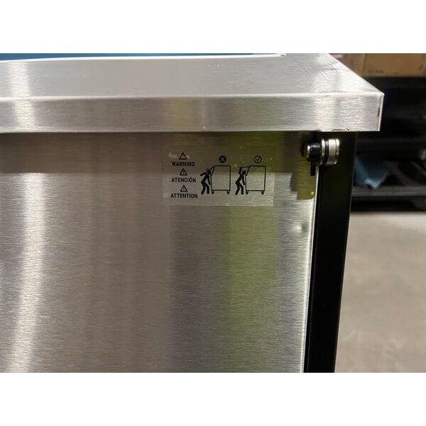 Scratch and Dent Avantco Ice Diamond EBIN50030 30" Stainless Steel Ice Storage Bin - 500 lb.