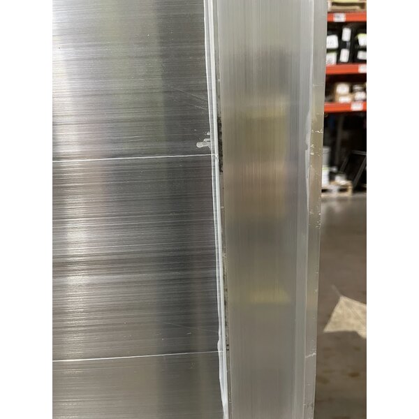 Scratch and Dent Regency 40 Pan End Load Enclosed Bun / Sheet Pan Rack with Clear Acrylic Door - Welded