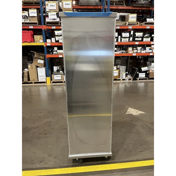 Scratch and Dent Regency 40 Pan End Load Enclosed Bun / Sheet Pan Rack with Clear Acrylic Door - Welded