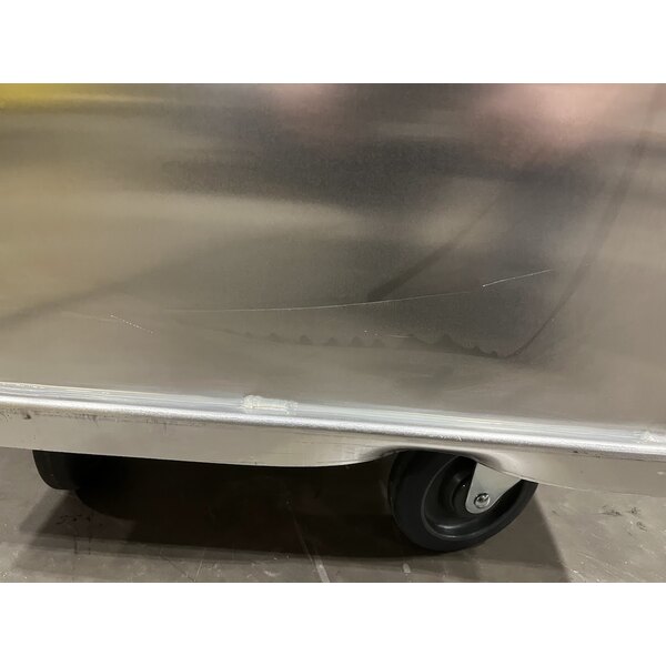 Scratch and Dent Regency 40 Pan End Load Enclosed Bun / Sheet Pan Rack with Clear Acrylic Door - Welded