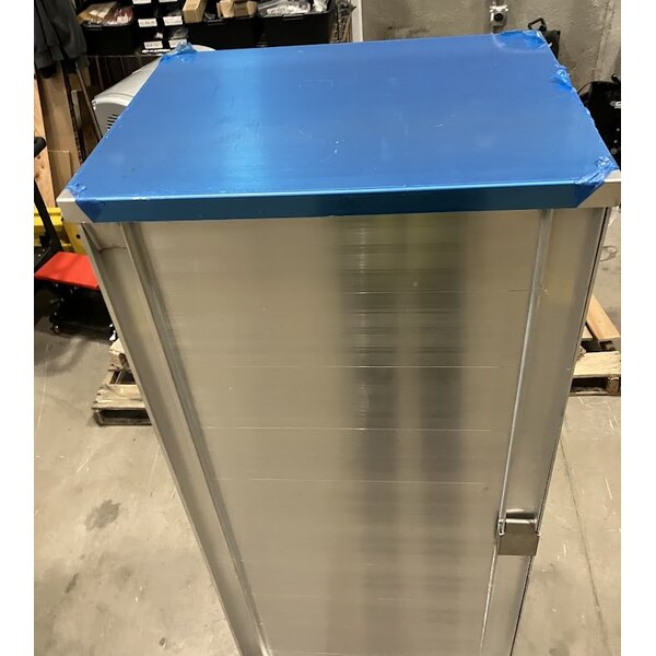 Scratch and Dent Regency 40 Pan End Load Enclosed Bun / Sheet Pan Rack with Clear Acrylic Door - Welded