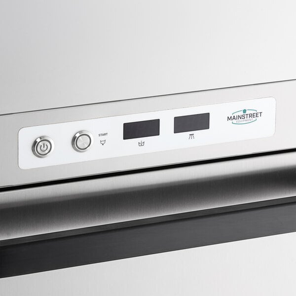 Scratch and Dent MainStreet Equipment HTUC High-Temperature Undercounter Dishwasher - 208V/240V, 1 Phase