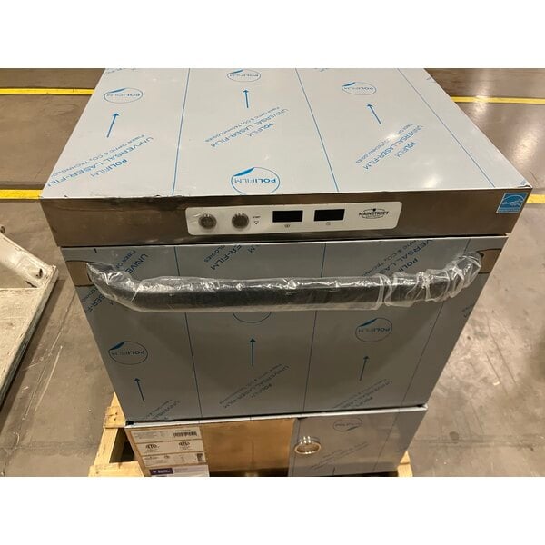 Scratch and Dent MainStreet Equipment HTUC High-Temperature Undercounter Dishwasher - 208V/240V, 1 Phase