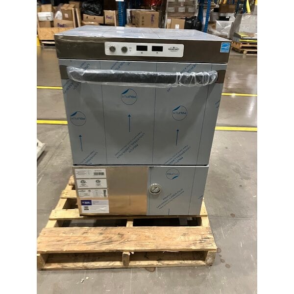 Scratch and Dent MainStreet Equipment HTUC High-Temperature Undercounter Dishwasher - 208V/240V, 1 Phase