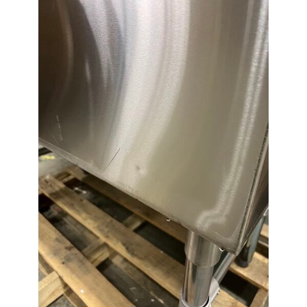 Scratch and Dent Regency 18" x 36" Underbar Ice Bin with 7 Circuit Post-Mix Cold Plate and Bottle Holders - 79 lb.