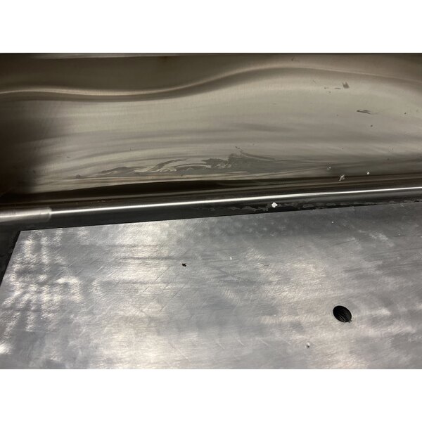 Scratch and Dent Regency 18" x 36" Underbar Ice Bin with 7 Circuit Post-Mix Cold Plate and Bottle Holders - 79 lb.