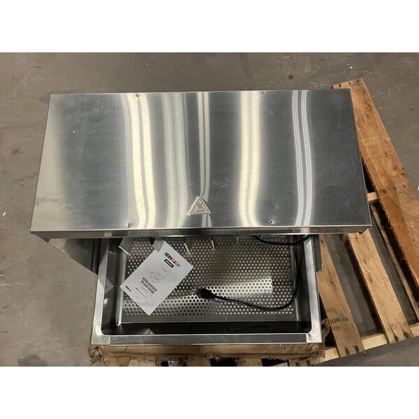 Scratch and Dent ServIt FFDS26 26" Stainless Steel Fry Dump Holding Station - 120V