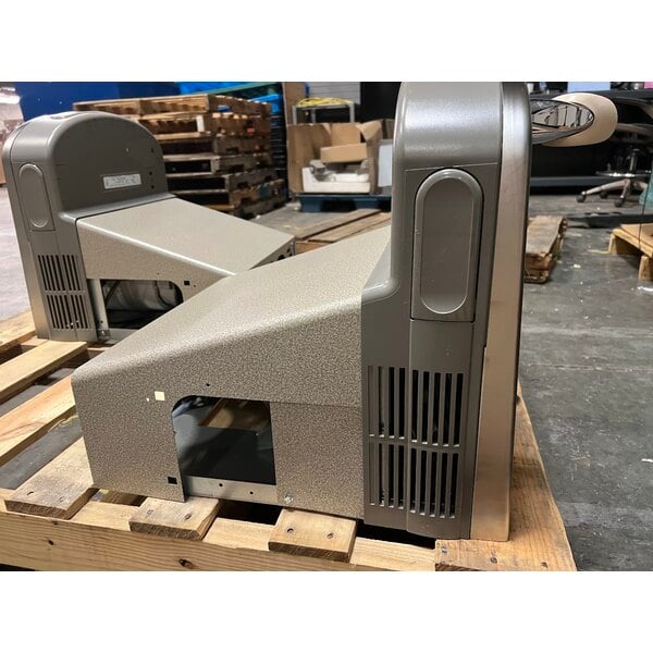 Scratch and Dent Zurn Elkay EZSTL8LC Light Gray Granite 8 GPH Bi-Level Wall Mount Non-Filtered Drinking Fountain with Extra Deep Basin and Vinyl Finish - 115V - Chilled