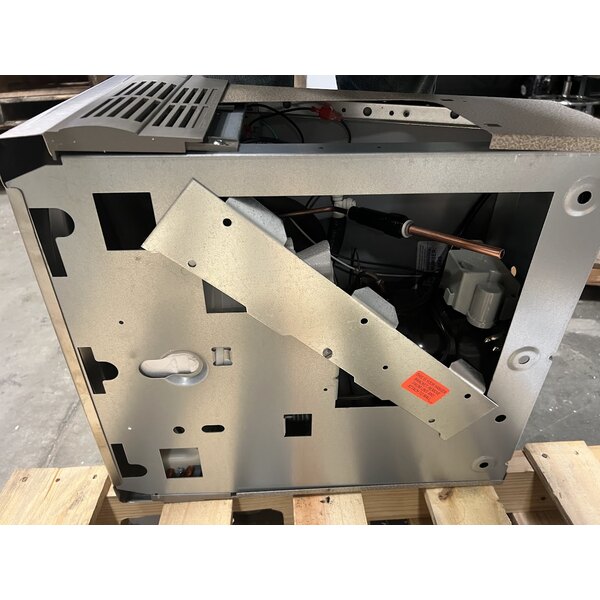 Scratch and Dent Zurn Elkay EZSTL8LC Light Gray Granite 8 GPH Bi-Level Wall Mount Non-Filtered Drinking Fountain with Extra Deep Basin and Vinyl Finish - 115V - Chilled