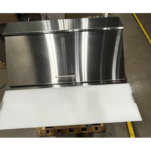 Scratch and Dent Avantco ZPT-36-FB-HC 36" 2 Door Front Breathing Cutting Top Refrigerated Sandwich Prep Table