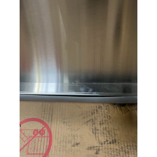 Scratch and Dent Regency 74" Standard Stainless Steel Portable Bar with Two Removable Speed Rails, Ice Bin, and Removable Ice Bin Cover