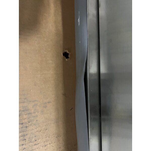 Scratch and Dent Regency 74" Standard Stainless Steel Portable Bar with Two Removable Speed Rails, Ice Bin, and Removable Ice Bin Cover