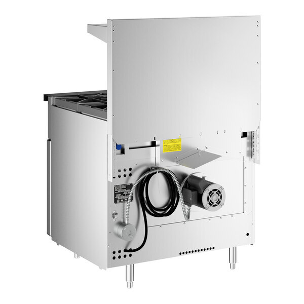 Scratch and Dent Vulcan 36C-6BP Endurance 6 Burner 36" Liquid Propane Range with Convection Oven Base - 215,000 BTU