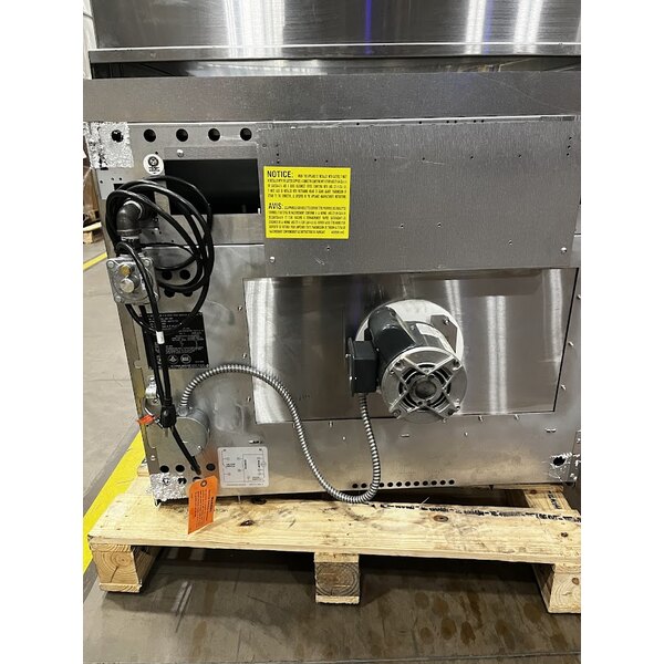 Scratch and Dent Vulcan 36C-6BP Endurance 6 Burner 36" Liquid Propane Range with Convection Oven Base - 215,000 BTU