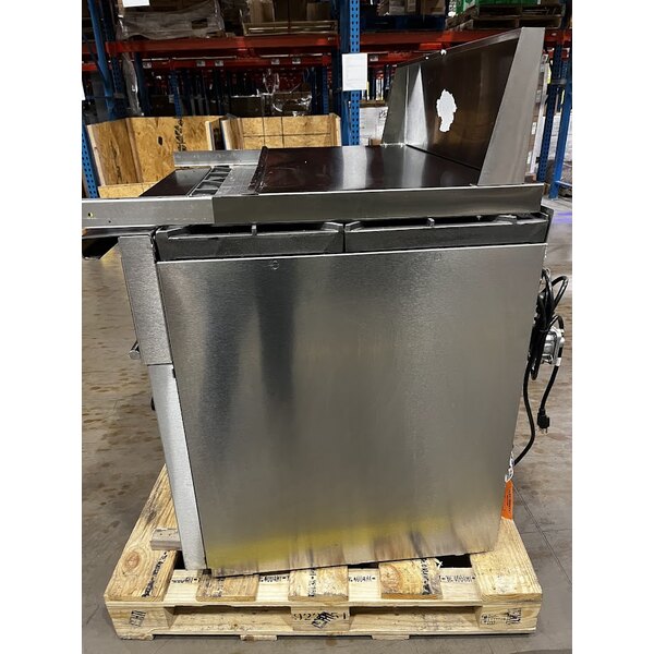 Scratch and Dent Vulcan 36C-6BP Endurance 6 Burner 36" Liquid Propane Range with Convection Oven Base - 215,000 BTU