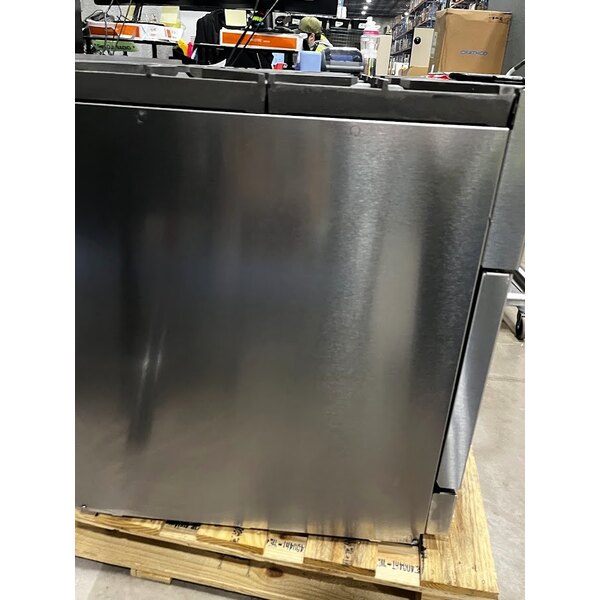 Scratch and Dent Vulcan 36C-6BP Endurance 6 Burner 36" Liquid Propane Range with Convection Oven Base - 215,000 BTU