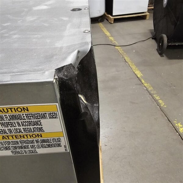 Scratch and Dent Beverage-Air B48HC-1-G-B 48" Black Underbar Height Glass Door Back Bar Refrigerator