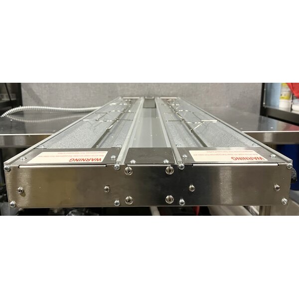 Scratch and Dent ServIt 48" Double Strip Warmer with Dual Adjustable Infinite Controls - 120V, 1,900W